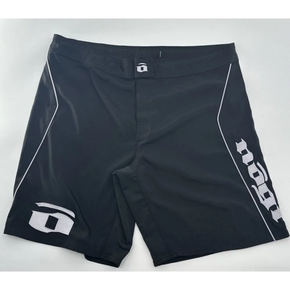 Nogi Volt‎ Shorts Men's XXL Black Heavy Stitch Grappling Jiu Jitsu BJJ MMA UFC